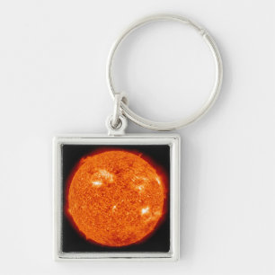 Solar activity on the Sun 3 Keychain