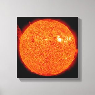 Solar activity on the Sun Canvas Print