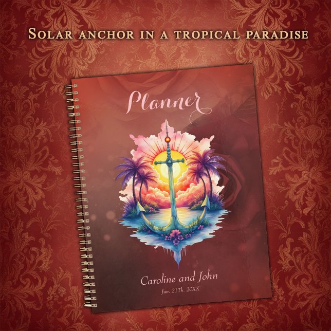 Solar anchor in a tropical paradise.  planner (Creator Uploaded)
