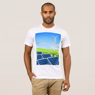 Solar And Wind Power Mens T-Shirt