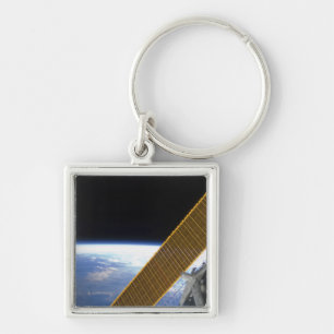 Solar array panels keychain