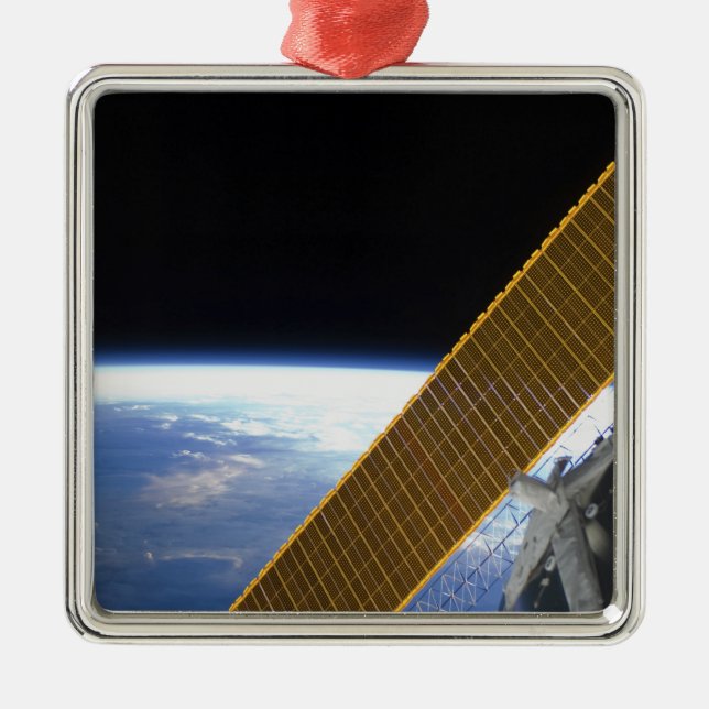 Solar array panels metal ornament (Front)