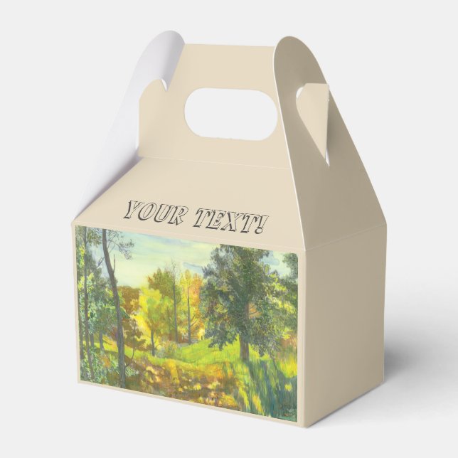 Solar autumn favor box (Front Side)