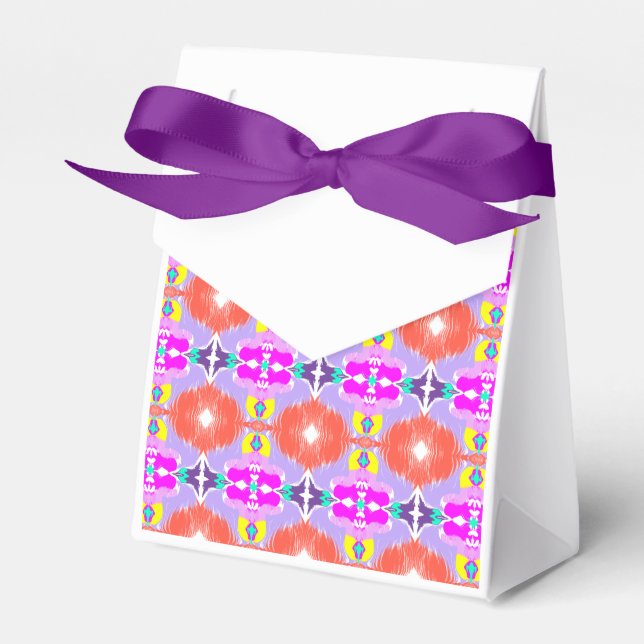 Solar Bloom Kaleidoscope Favor Box (Front Side)