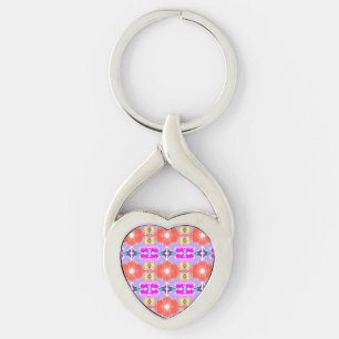 Solar Bloom Kaleidoscope Keychain