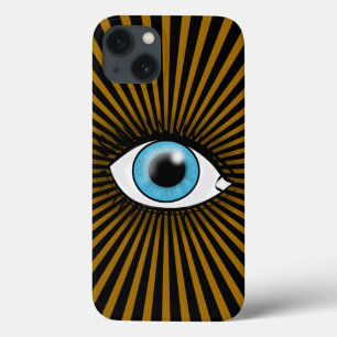 Solar Blue Eye iPhone 13 Case