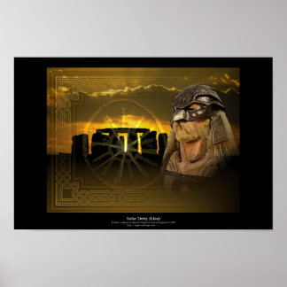 Solar Deity (Lleu) Poster