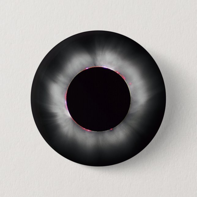 Solar Eclipse, 1999 2 Inch Round Button (Front)