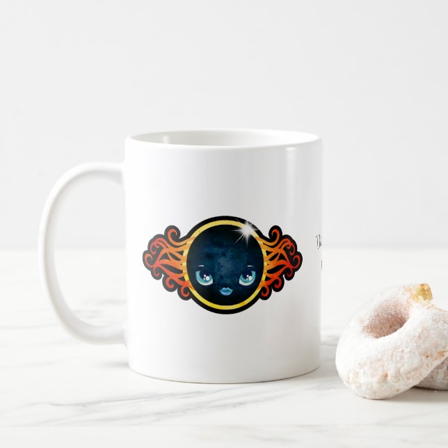 Solar Eclipse 2017 Coffee Mug (With Donut)