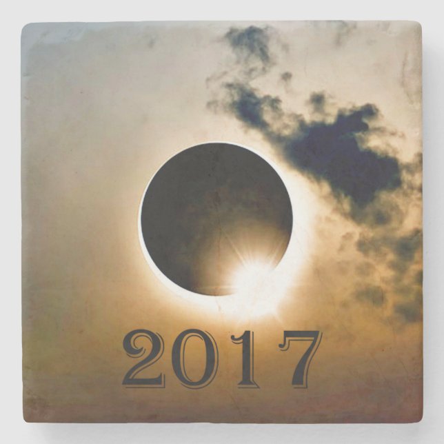 Solar Eclipse 2017, Marble Coasters (Front)