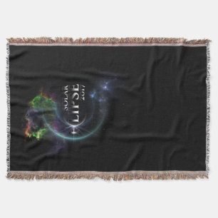 Solar Eclipse 2017 Throw Blanket