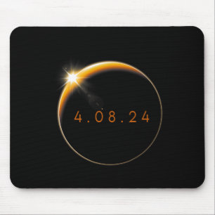 Solar Eclipse 2024 040824 Eclipse  Mouse Pad