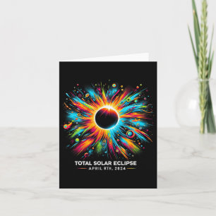 Solar Eclipse 2024 04.08.24 Eclipse Mens Womens Ki Card