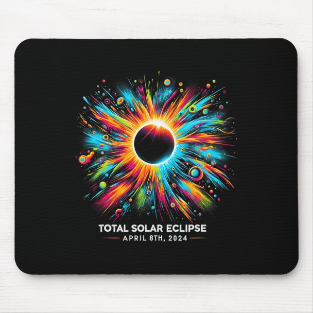 Solar Eclipse 2024 04.08.24 Eclipse Mens Womens Ki Mouse Pad (Front)