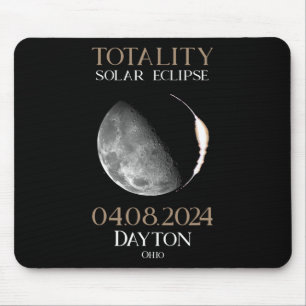 Solar Eclipse 2024 04 Dayton Ohio Mouse Pad