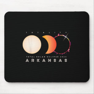 Solar Eclipse 2024 Arkansas Total Eclipse America Mouse Pad