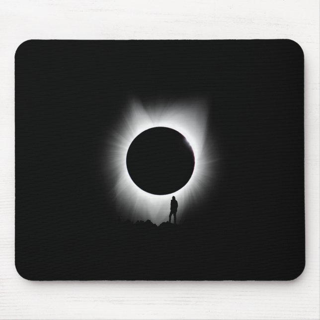 Solar Eclipse 2024 Art Solar Eclipse Art  Mouse Pad (Front)