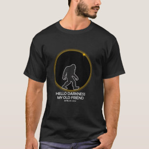 Solar Eclipse 2024 Bigfoot long T-shirt