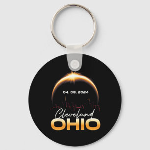 Solar Eclipse 2024 Cleveland Ohio Total Solar Ecli Keychain