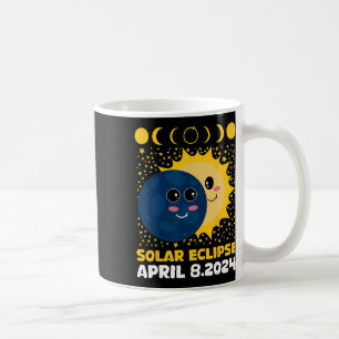 Solar Eclipse 2024 Cute Kids Toddler Boy Total Ecl Coffee Mug