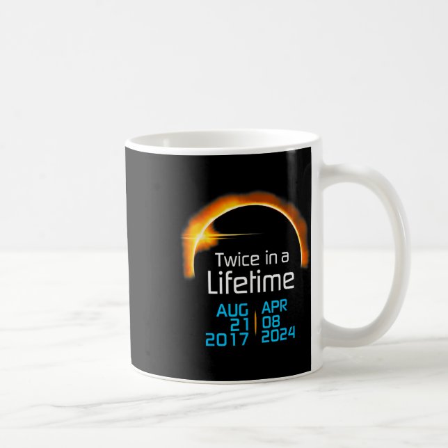 Solar Eclipse 2024 Cute Solar Eclipse Kids Toddler Coffee Mug (Right)