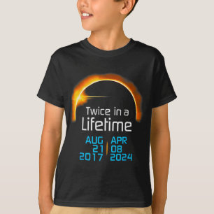 Solar Eclipse 2024 Cute Solar Eclipse Kids Toddler T-Shirt
