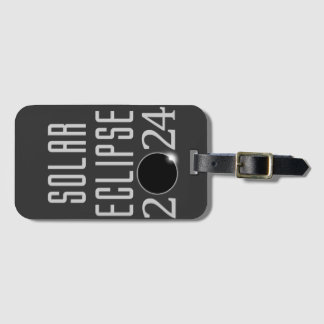 Solar Eclipse 2024 Luggage Tag