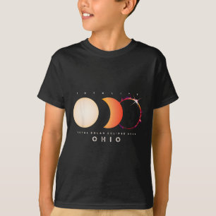 Solar Eclipse 2024 Ohio Total Eclipse America Grap T-Shirt