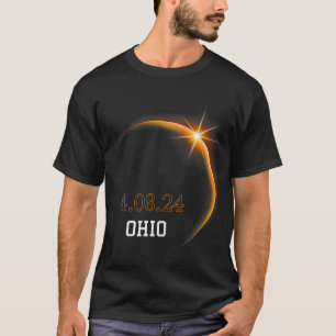 Solar Eclipse 2024 Ohio Totality Spring 4.08.24 T-Shirt