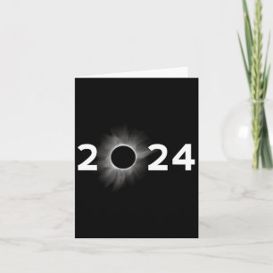 Solar Eclipse 2024 Simple Total Eclipse Card