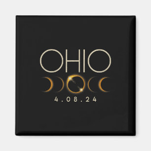 Solar Eclipse 2024 State Ohio Total Solar Eclipse Magnet