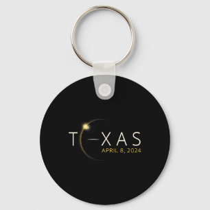 Solar Eclipse 2024 State Texas Total Solar Eclipse Keychain