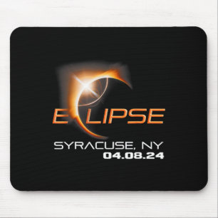Solar Eclipse 2024 Syracuse New York  Mouse Pad