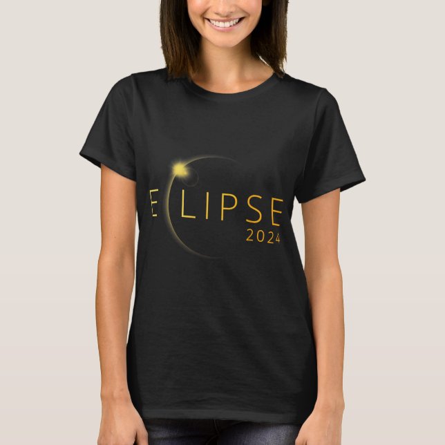 Solar Eclipse 2024 Total Solar Eclipse 4.08.24 3  T-Shirt (Front)