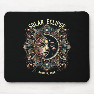 Solar Eclipse 2024 Total Solar Eclipse 4.08.24 Kid Mouse Pad