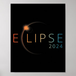Solar Eclipse 2024 Total Solar Eclipse 4.08.24  Poster