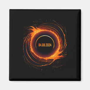 Solar Eclipse 2024 Total Sun Eclipse  Magnet