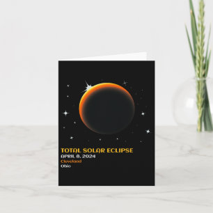 Solar Eclipse 2024 Totality April 8  Card