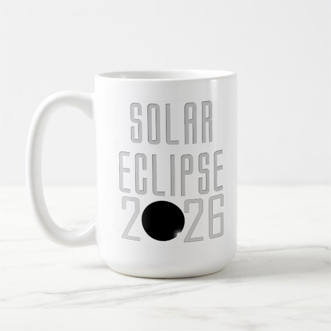 Solar Eclipse 2026  Coffee Mug (Left)