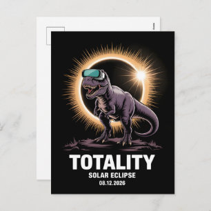 Solar Eclipse 2026 Totality Celebration Holiday Postcard