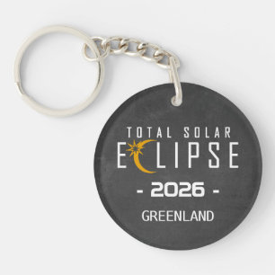 Solar Eclipse 2026 Totality Keychain