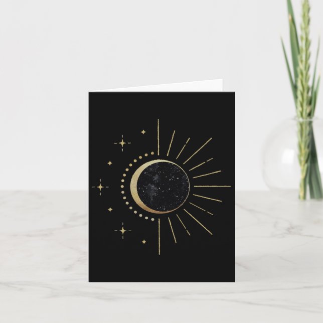 Solar Eclipse American Total Solar Eclipse Path Of Card (Front)