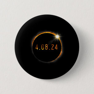 Solar Eclipse American Totality Spring 40824 2 Inch Round Button
