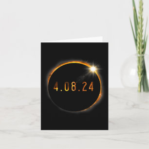 Solar Eclipse American Totality Spring 40824  Card