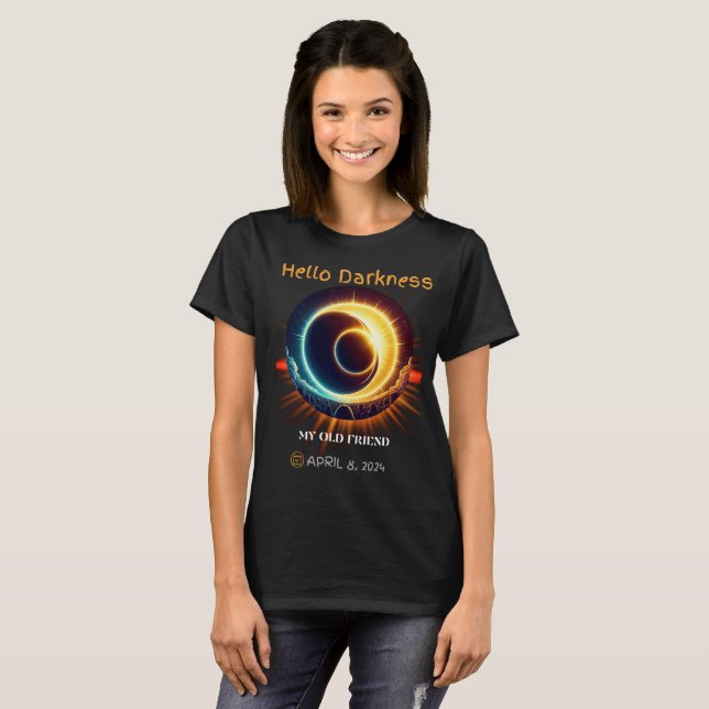 Solar Eclipse April 08, 2024 T-Shirt (Front Full)