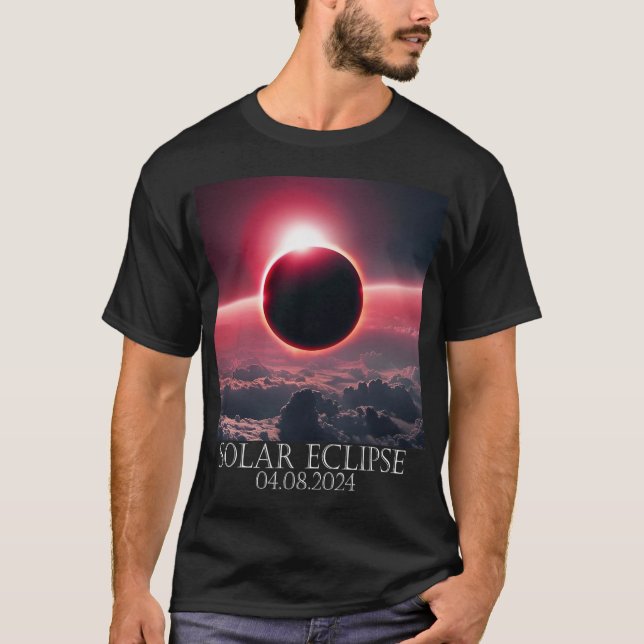 Solar Eclipse April 2024 04.08.24  T-Shirt (Front)