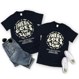 Solar Eclipse April 2024 Personalized T-Shirt