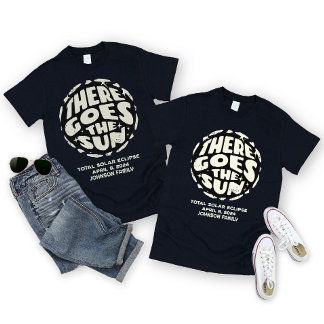 Solar Eclipse April 2024 Personalized T-Shirt
