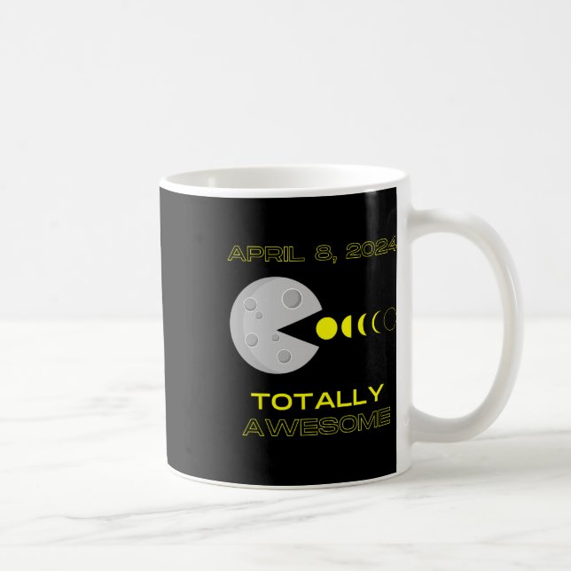 Solar Eclipse - April 8  Coffee Mug (Right)