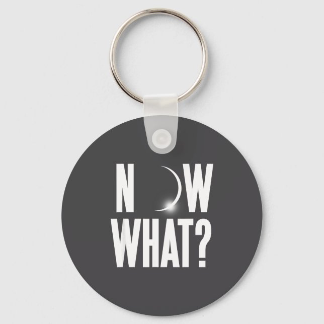 Solar Eclipse August 2017 Keychain (Front)